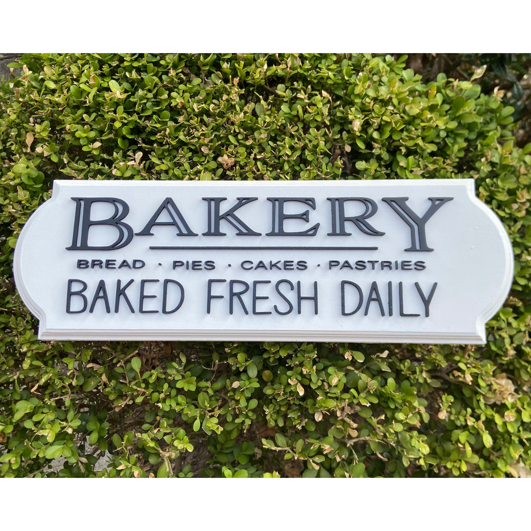 Kitchen wood sign